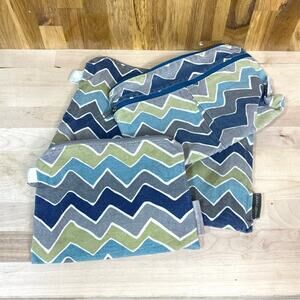 Logan & Lenora Chevron Print 3 Zippered Reusable Wet Bags